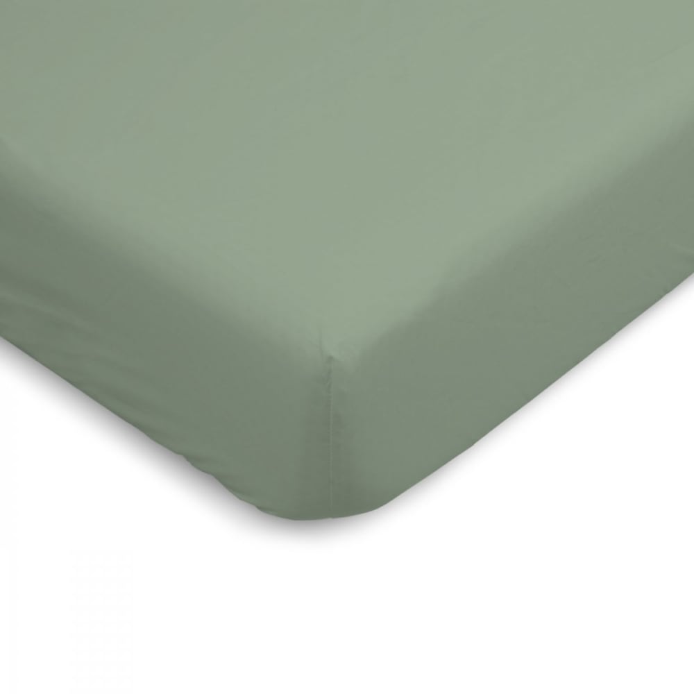 drap housse uni en percale
