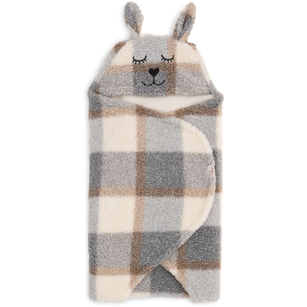 Jollein Couverture nomade Lapin Beige Pes - Polyester - 105x100x5cm