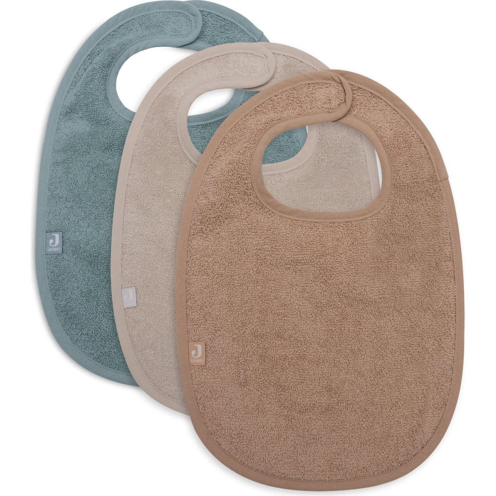 Lot de 3 bavoirs en éponge