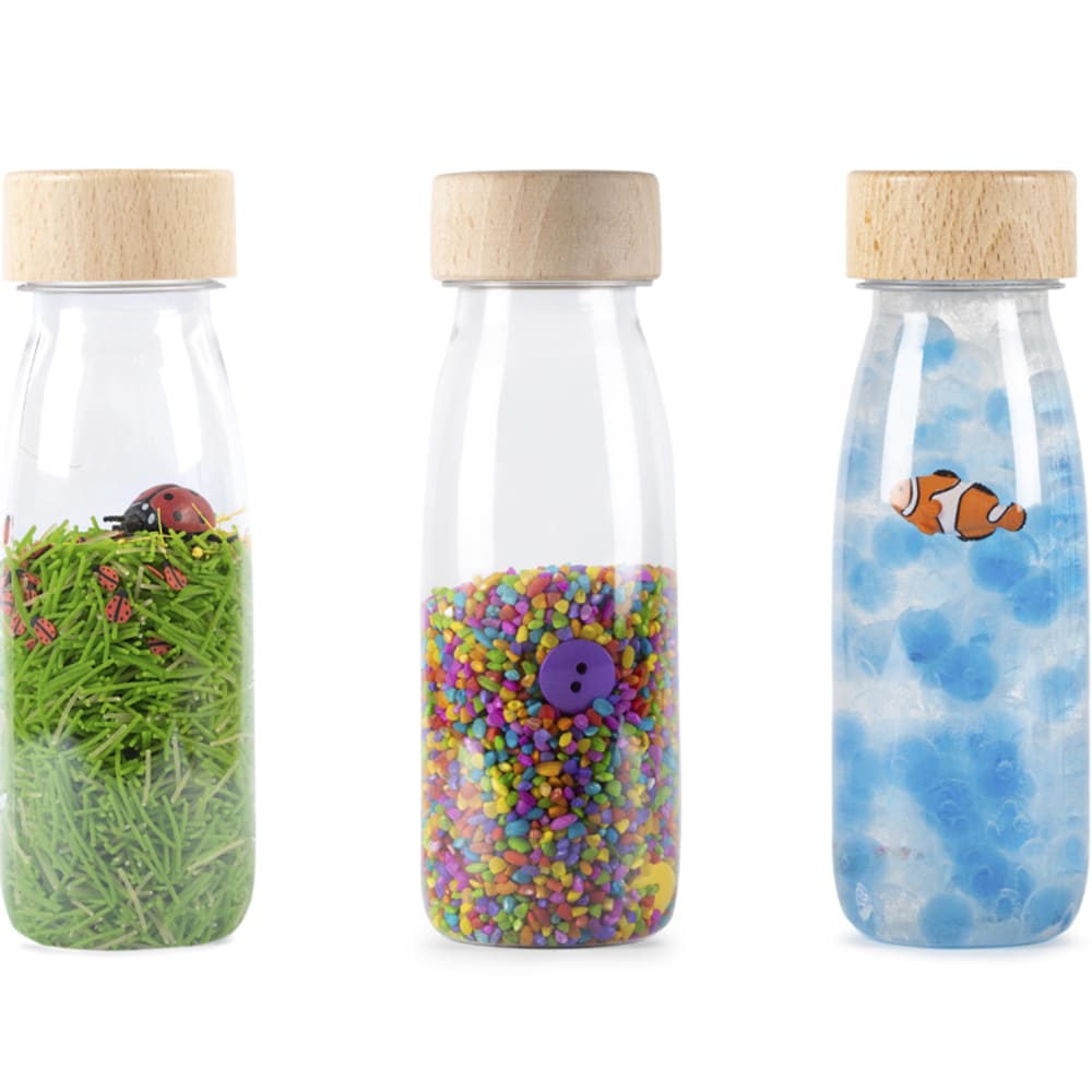 Lot de 3 bouteilles sensorielles