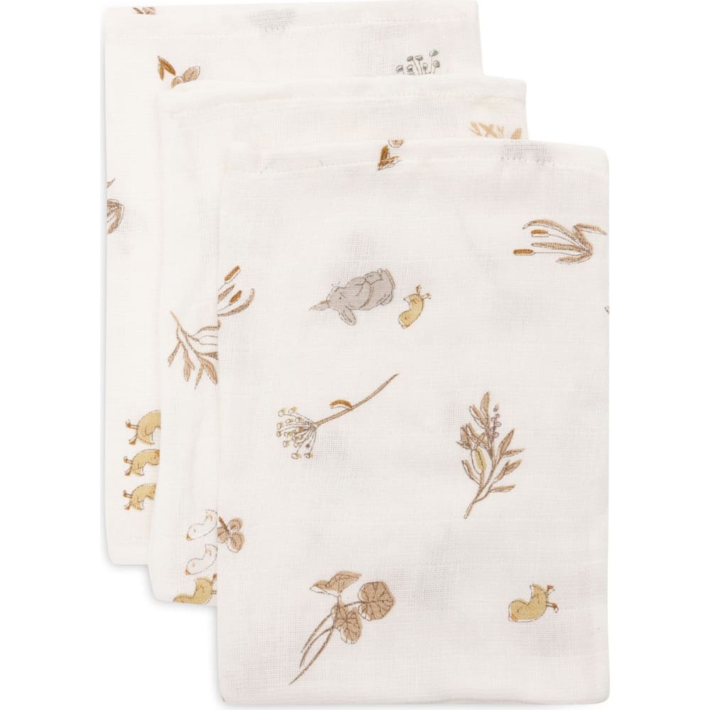 Lot de 3 gants de toilette