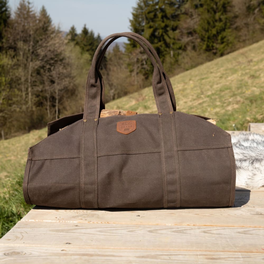 Sac à bûches marron - Maisons du Monde