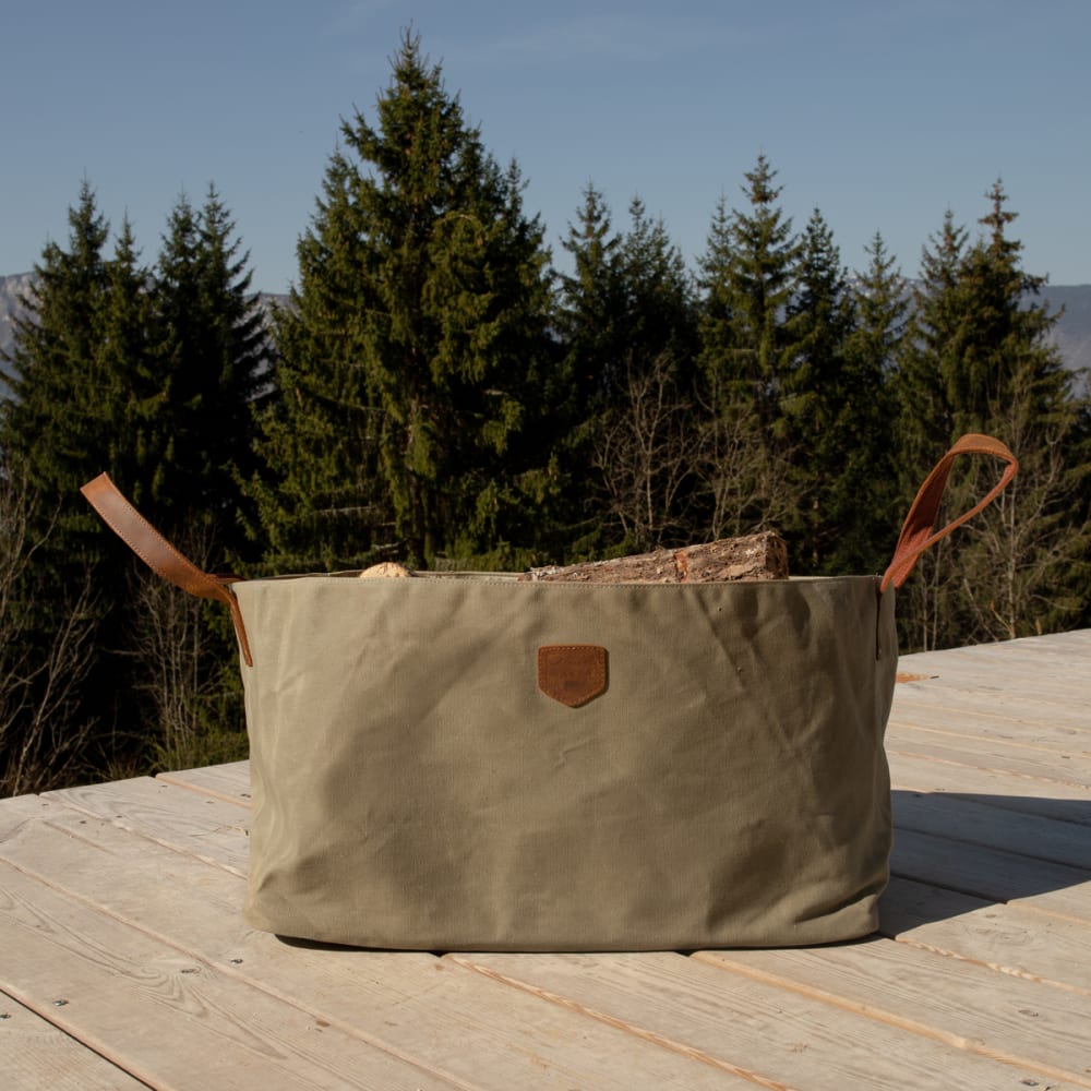 Sac à bûches grège - Maisons du Monde