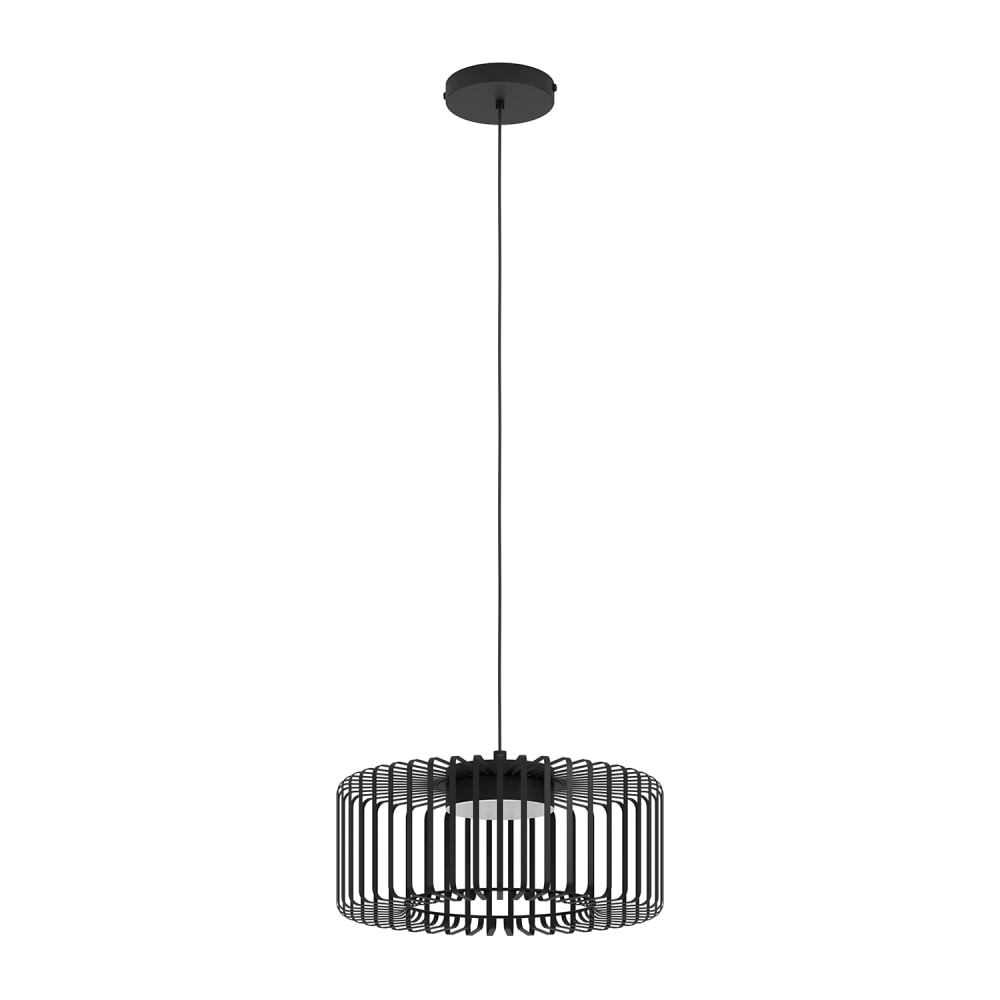 Suspension LED dimmable connecté noir et blanc