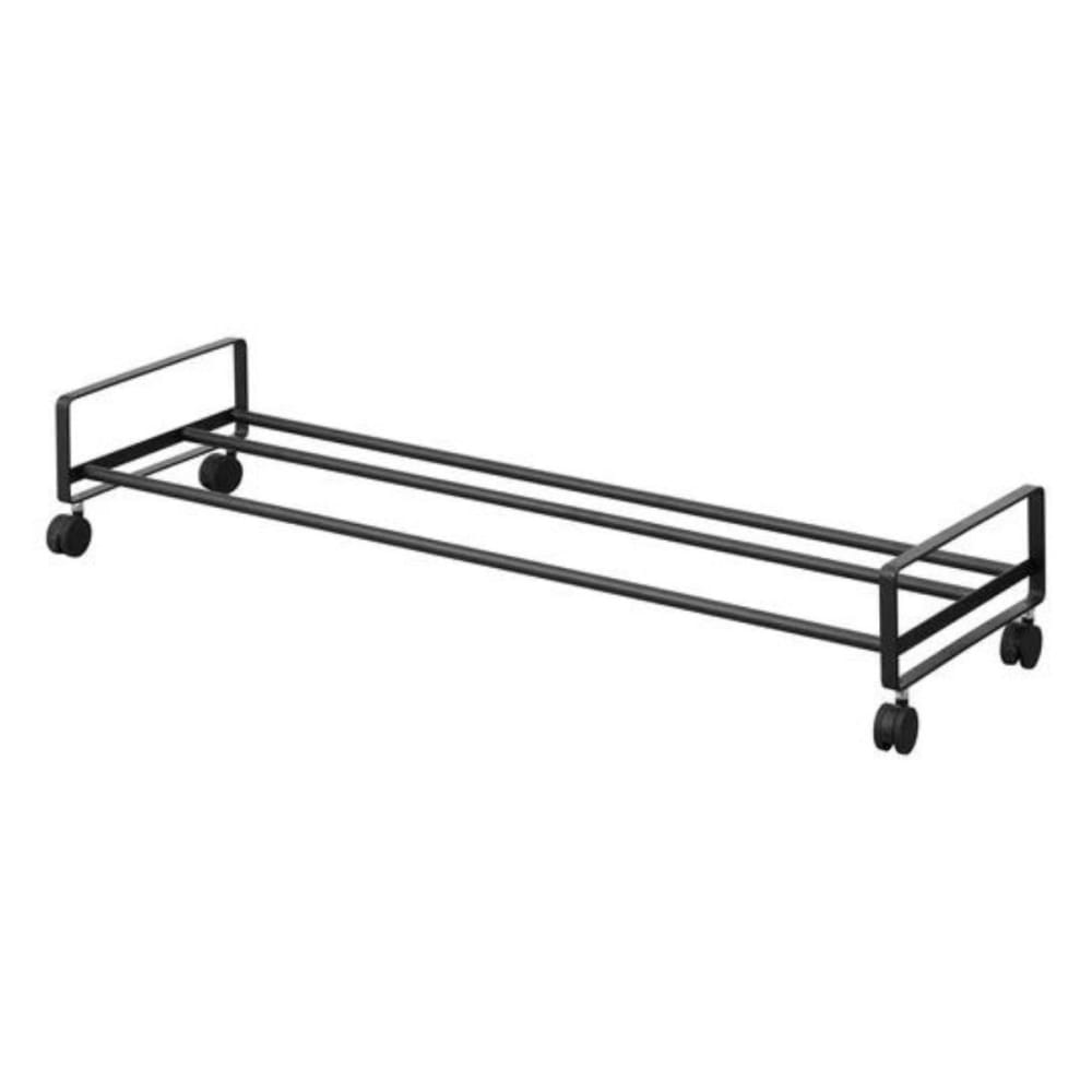 Etagère à chaussures sur roulettes l83,5 cm - noir Etagère à chaussures sur roulettes l83,5 cm - noir