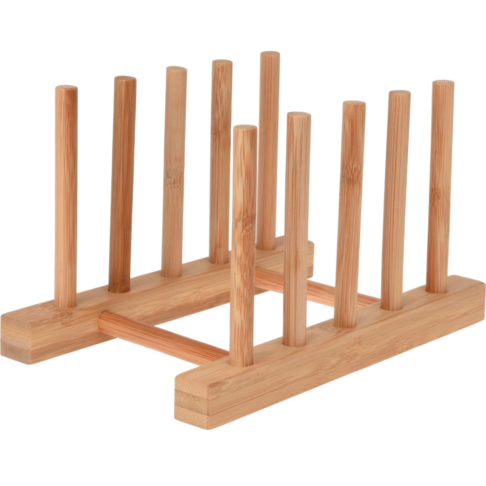 Porte assiettes en bambou 4 assiettes