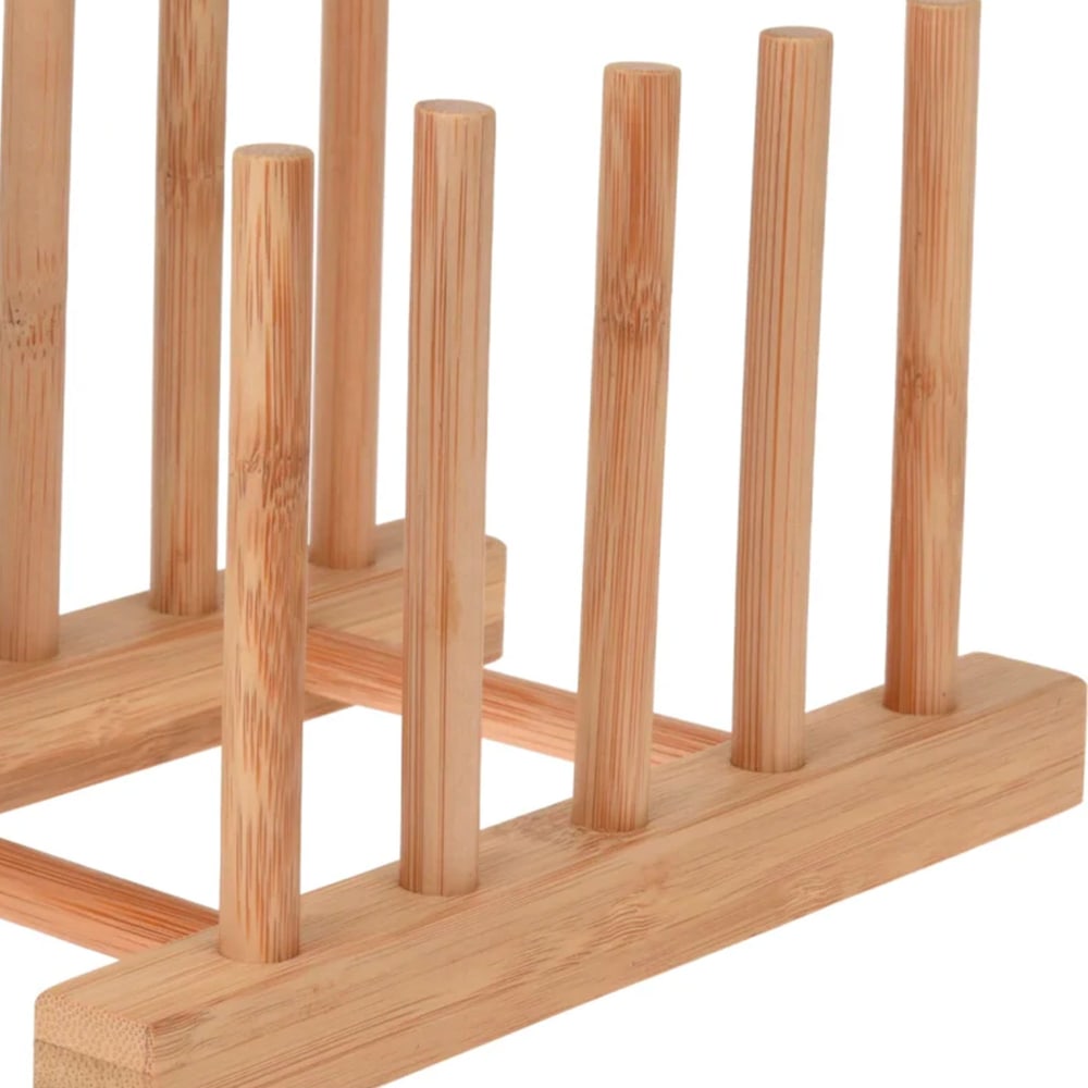 Porte assiettes en bambou 4 assiettes - Maisons du Monde