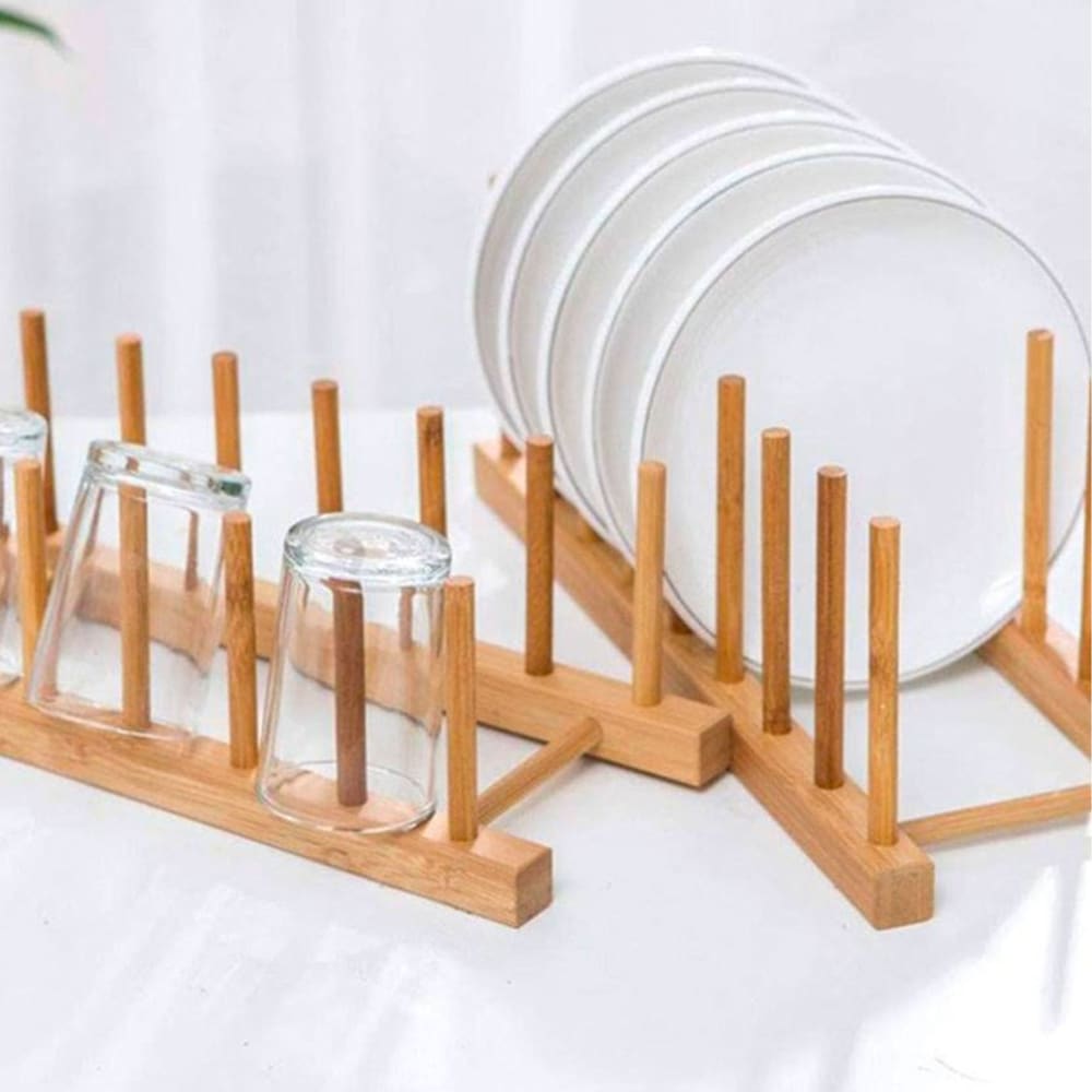Porte assiettes en bois 8 assiettes - Maisons du Monde