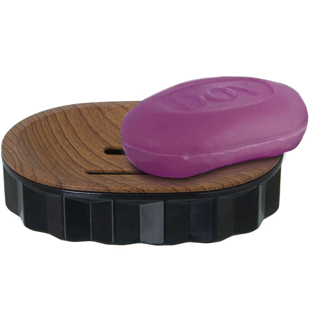 Porte savon acrylique noir origami - Maisons du Monde