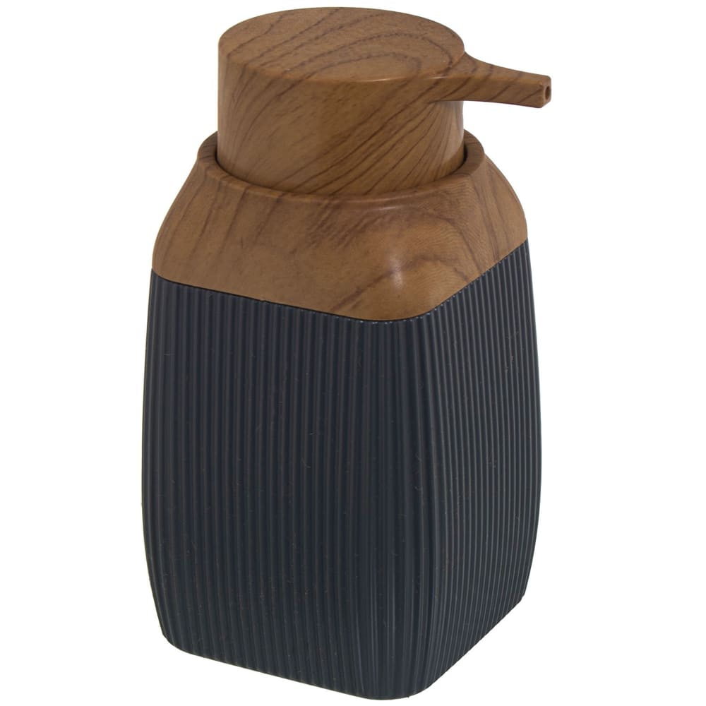 WADIGA Dimensions: 7x7x14cm (300ml)Couleur:bois et gris Matière: Acrylique