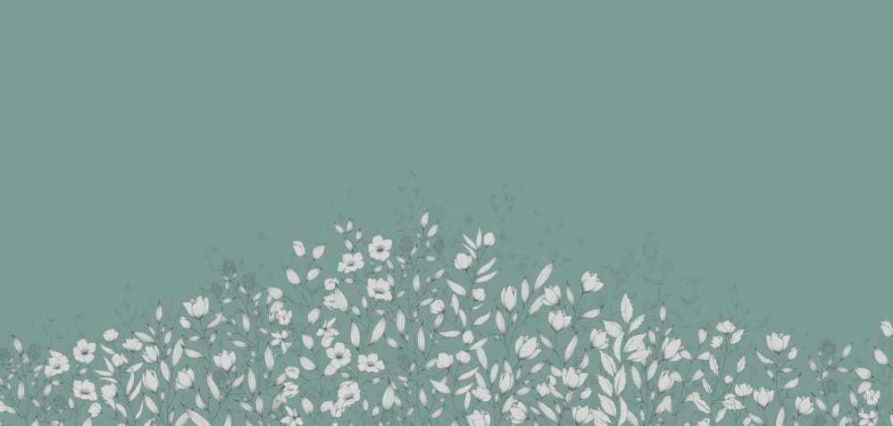 Papier peint ode au feuillage, vert 450 x 250cm — vue 3