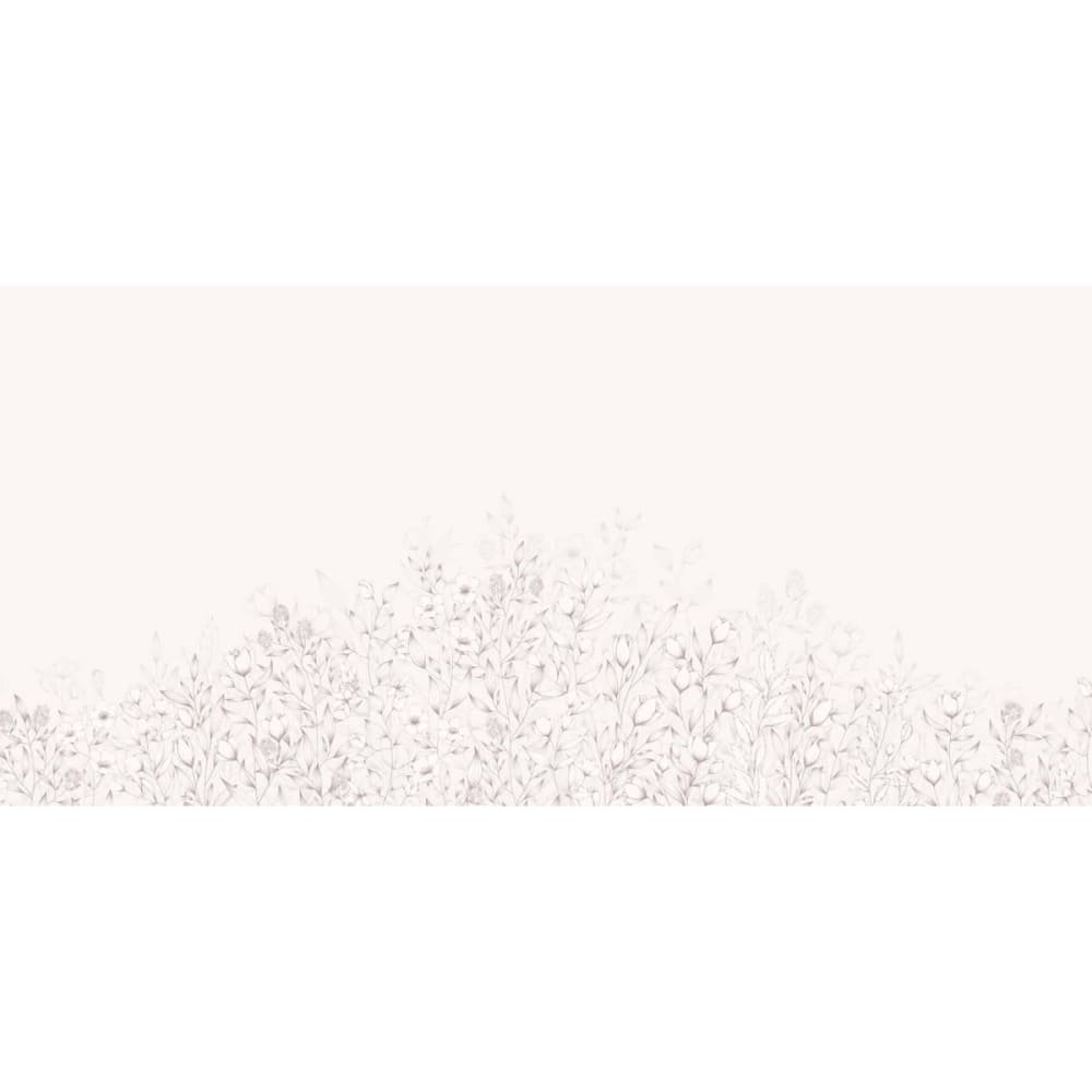 Papier peint poésie végétale, rose 300 x 250cm — vue 3