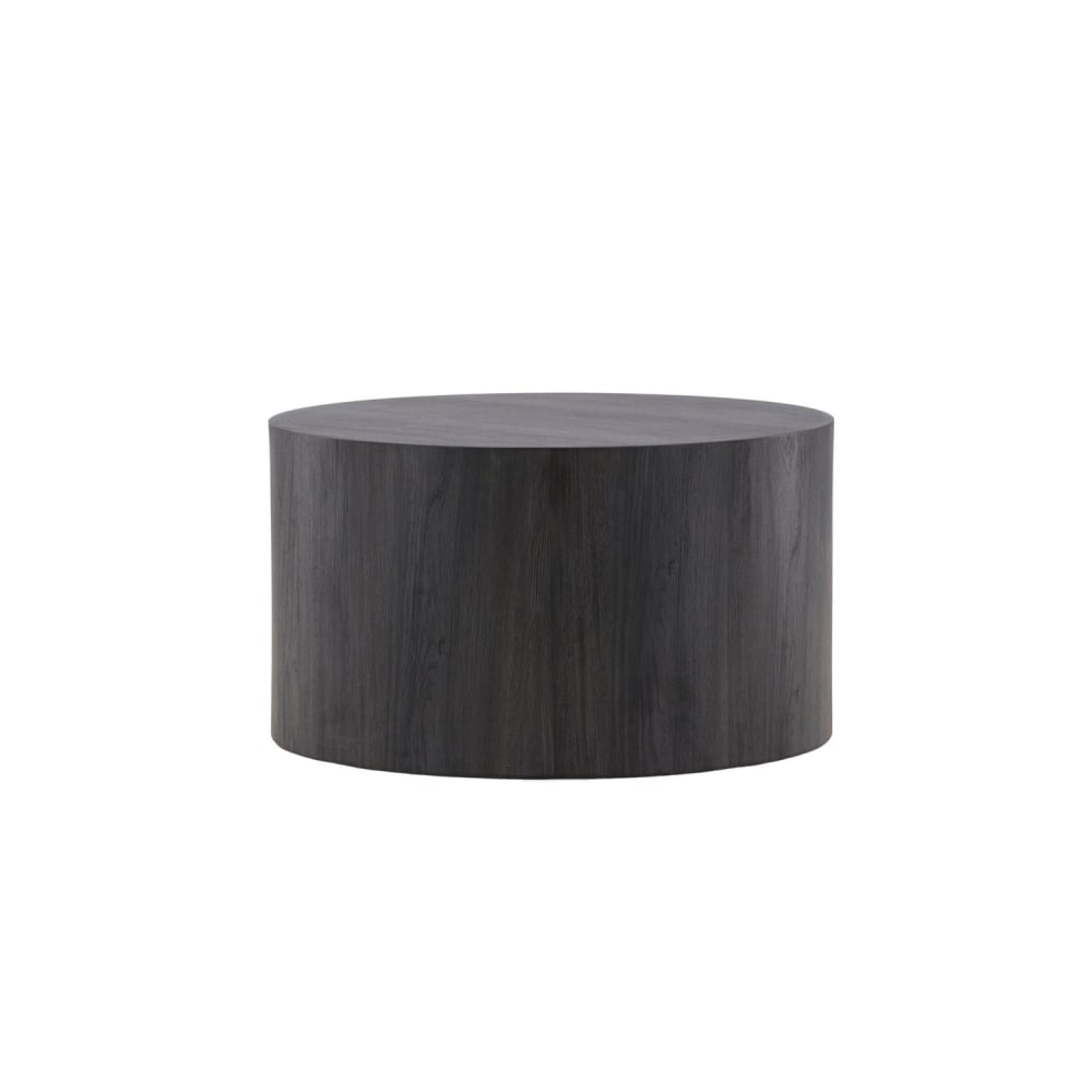 Venture Home Couchtisch York Ø80cm, Schwarz style modern Schwarz Spanplatte