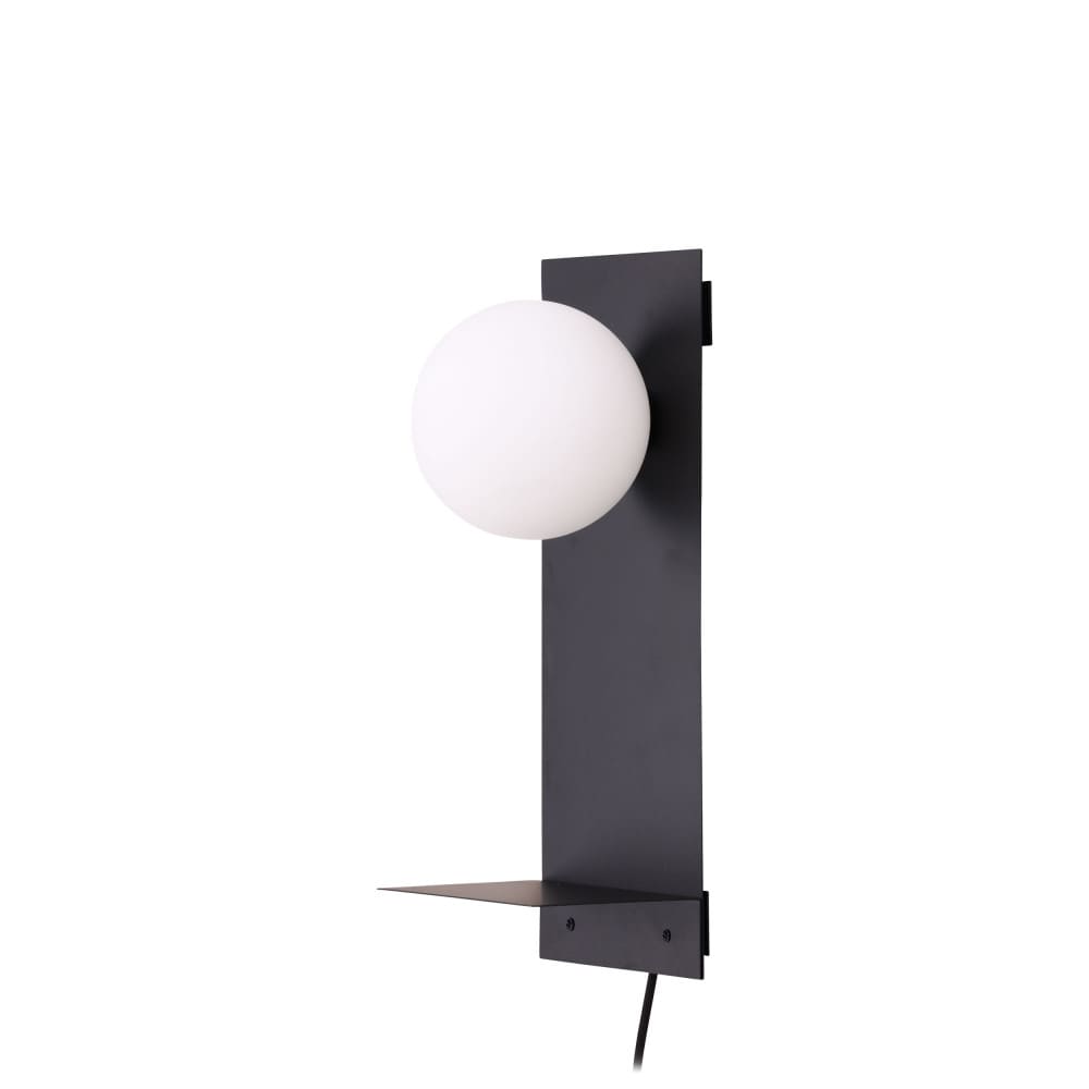 Applique murale contemporaine en métal - Noir — vue 4