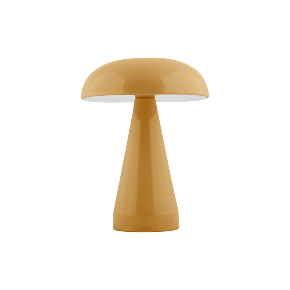 Lampe de table fer jaune 15.5x15.5x20.5cm — vue 3