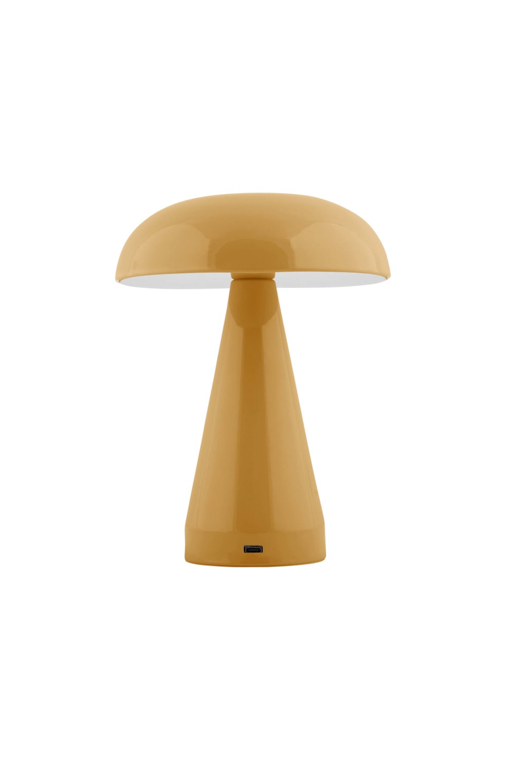 Lampe de table fer jaune 15.5x15.5x20.5cm — vue 4