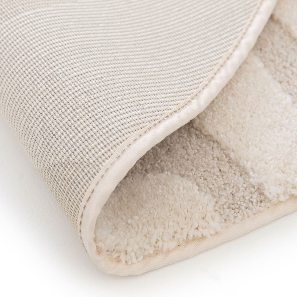 Tapis rond - ø160cm écru polypropylène — vue 4