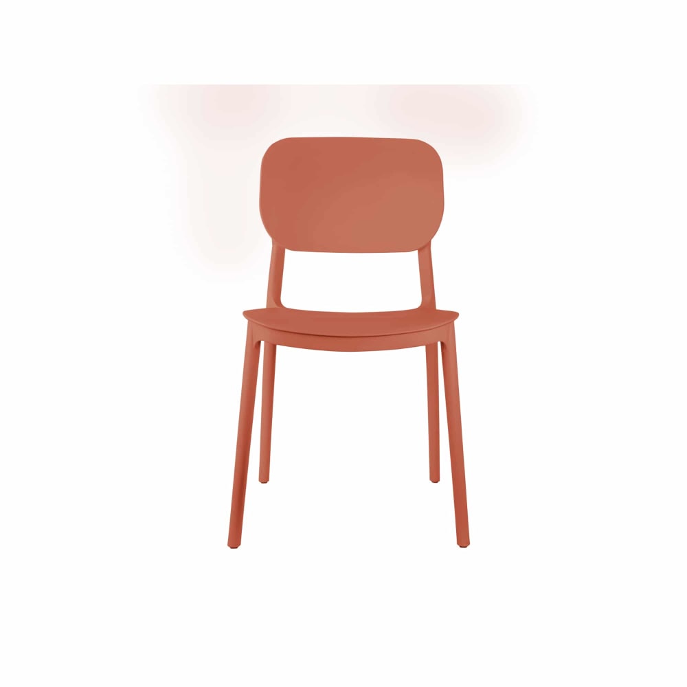 Chaise de salle á manger polypropylène - pp orange 49x42x81.5cm