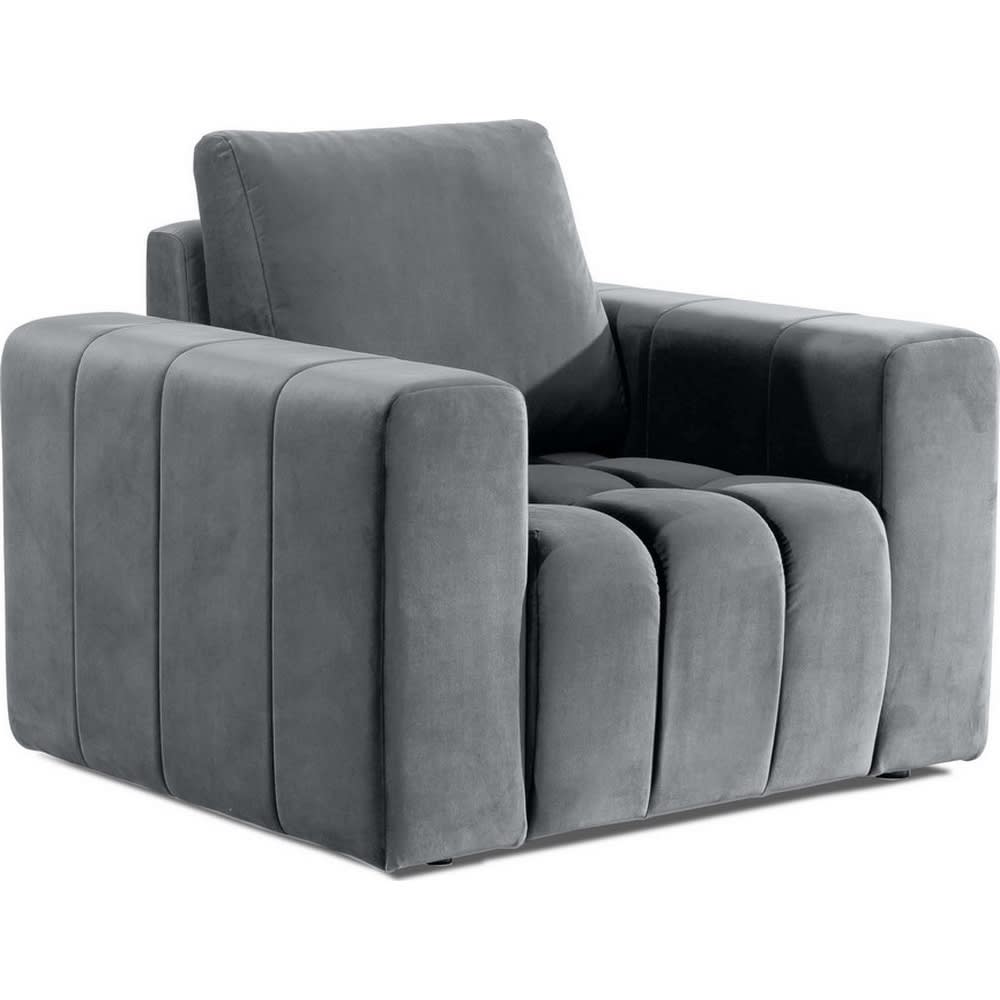 fauteuil 1 place en velours