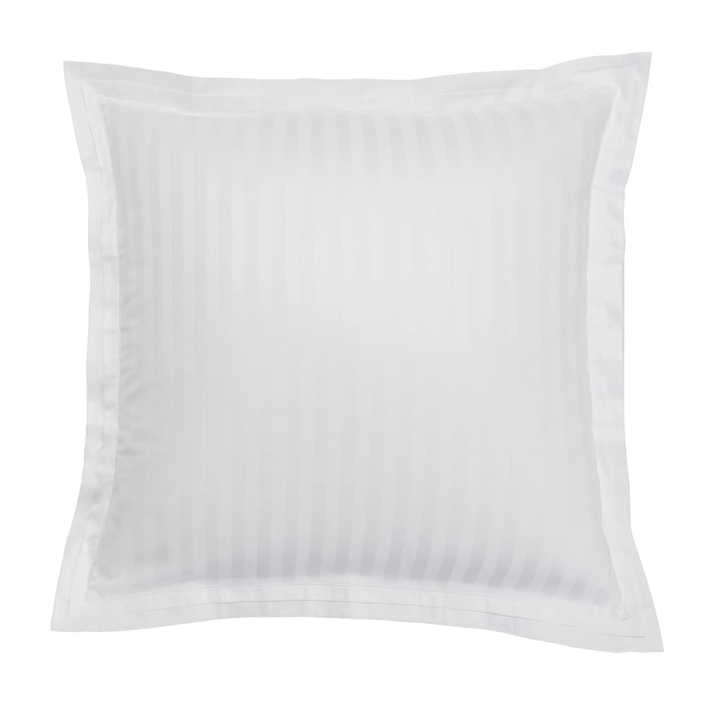 Taie d'oreiller satin blanc 65x65 cm