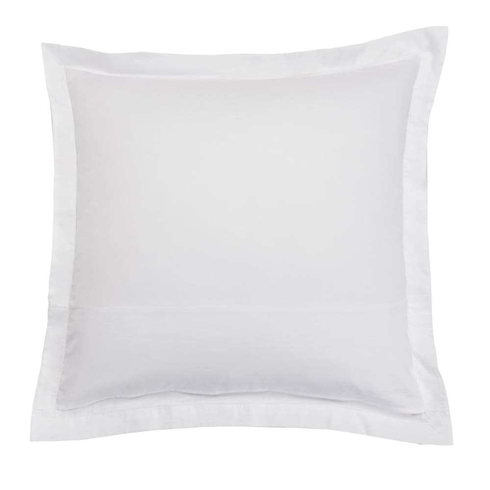 Taie d'oreiller satin blanc 50x75 cm — vue 3