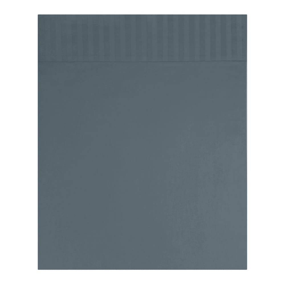 Drap plat coton gris foncé 240x310 cm - Maisons du Monde