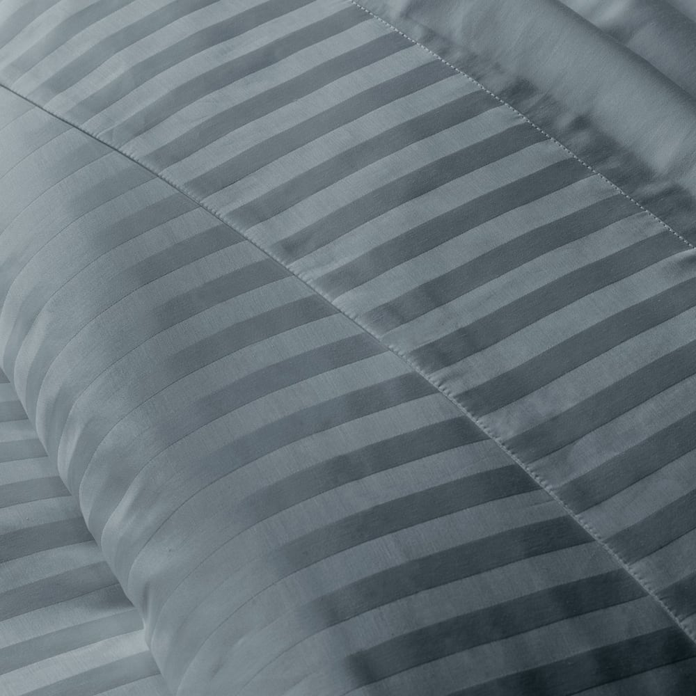 Housse de couette coton gris foncé 240x220 cm — vue 3