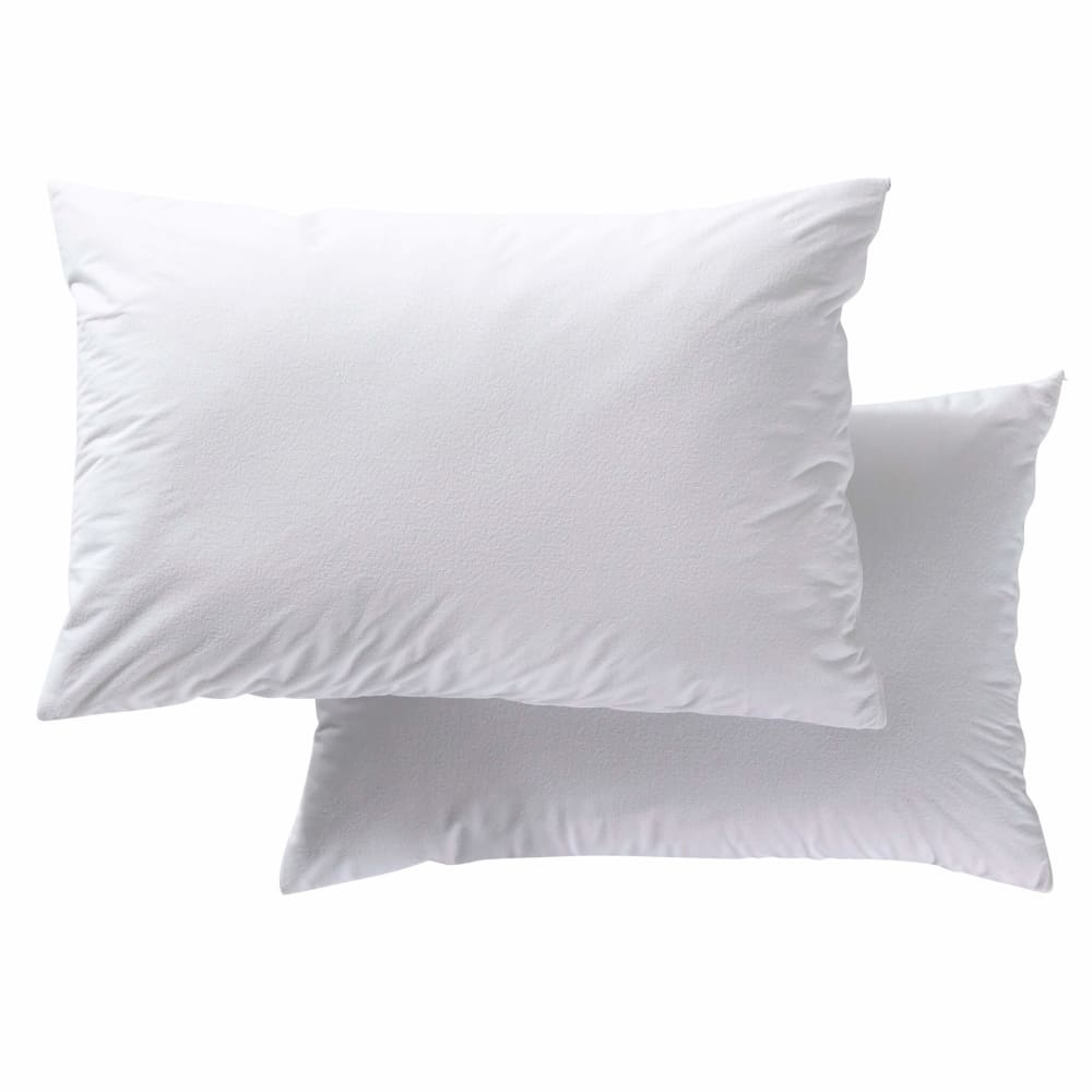Lot de 2 protège oreillers bouclette imperméable 50x70 cm