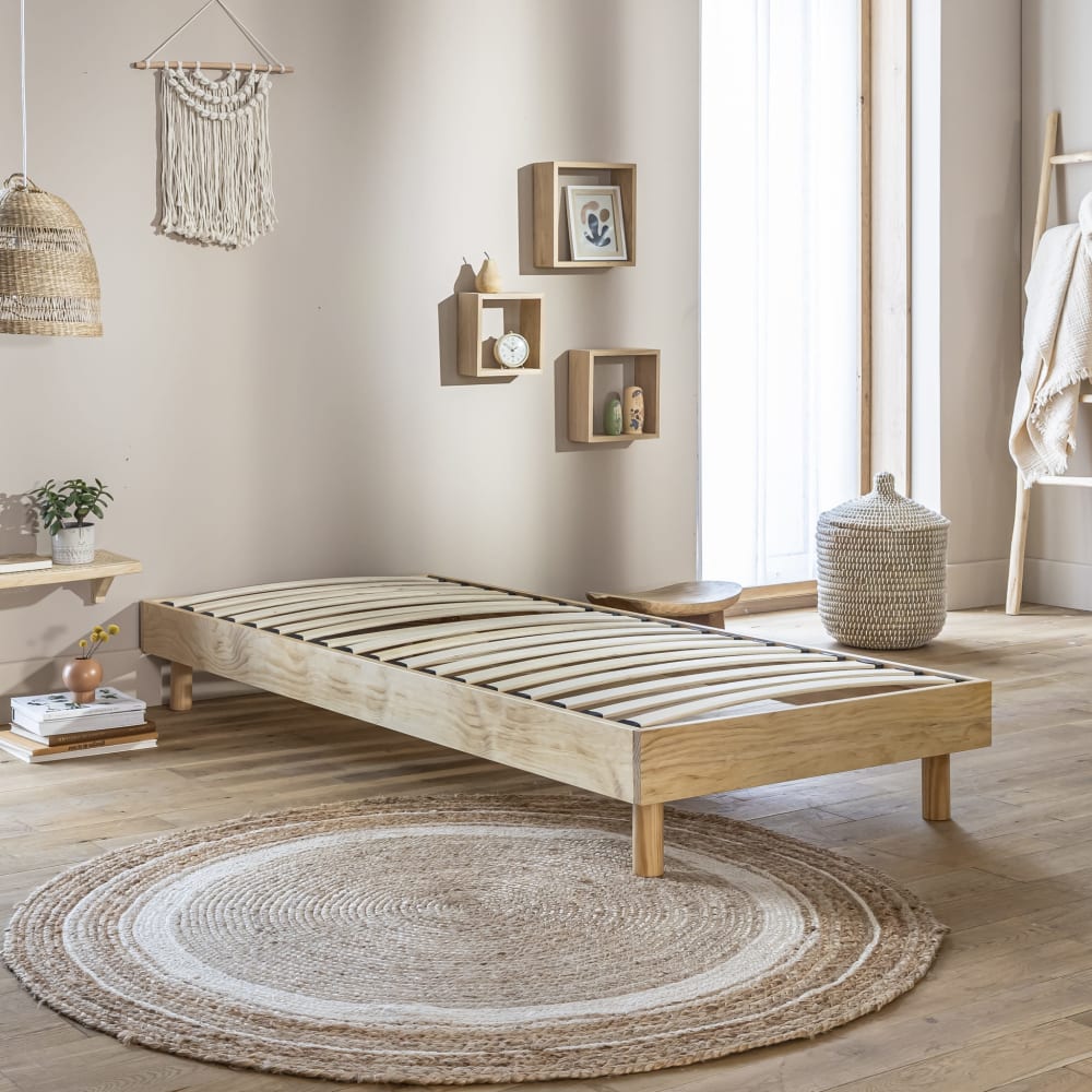Sommier kit en bois massif 13 cm naturel 90x190 - Maisons du Monde