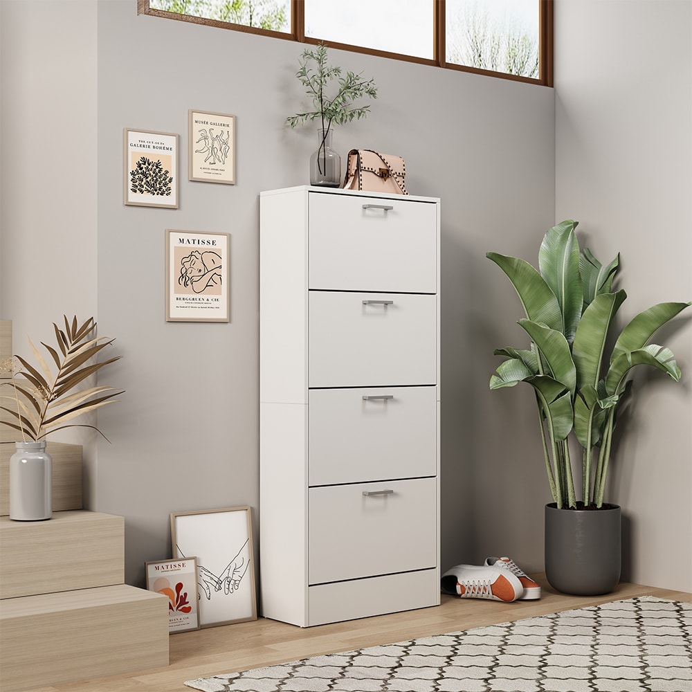 Meuble à chaussures , Blanc 63 x 150cm