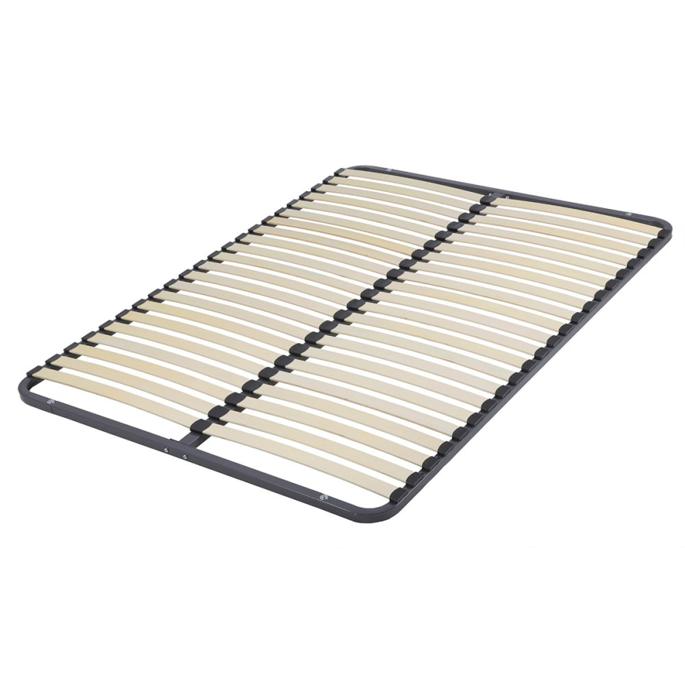 Cadre à lattes 2x22 à assembler 140x190 métallique