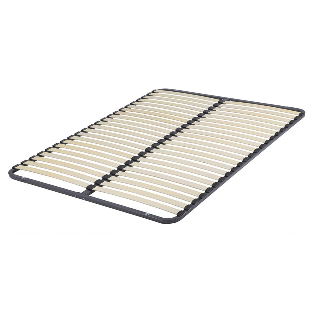 Cadre à lattes 2x22 à assembler 160x200 métallique