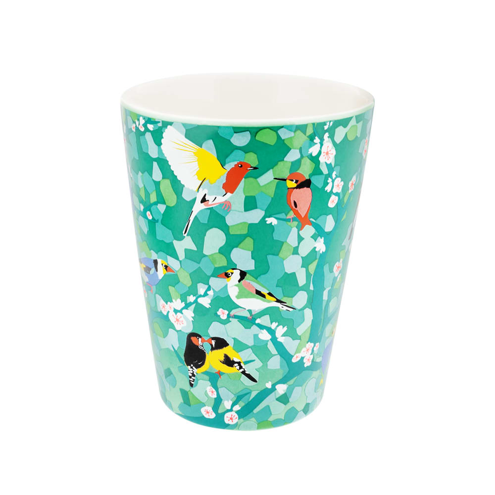 Mug  45 cl  bleu clair porcelaine de chine 12,1  x  6,5 cm x  6,5 cm