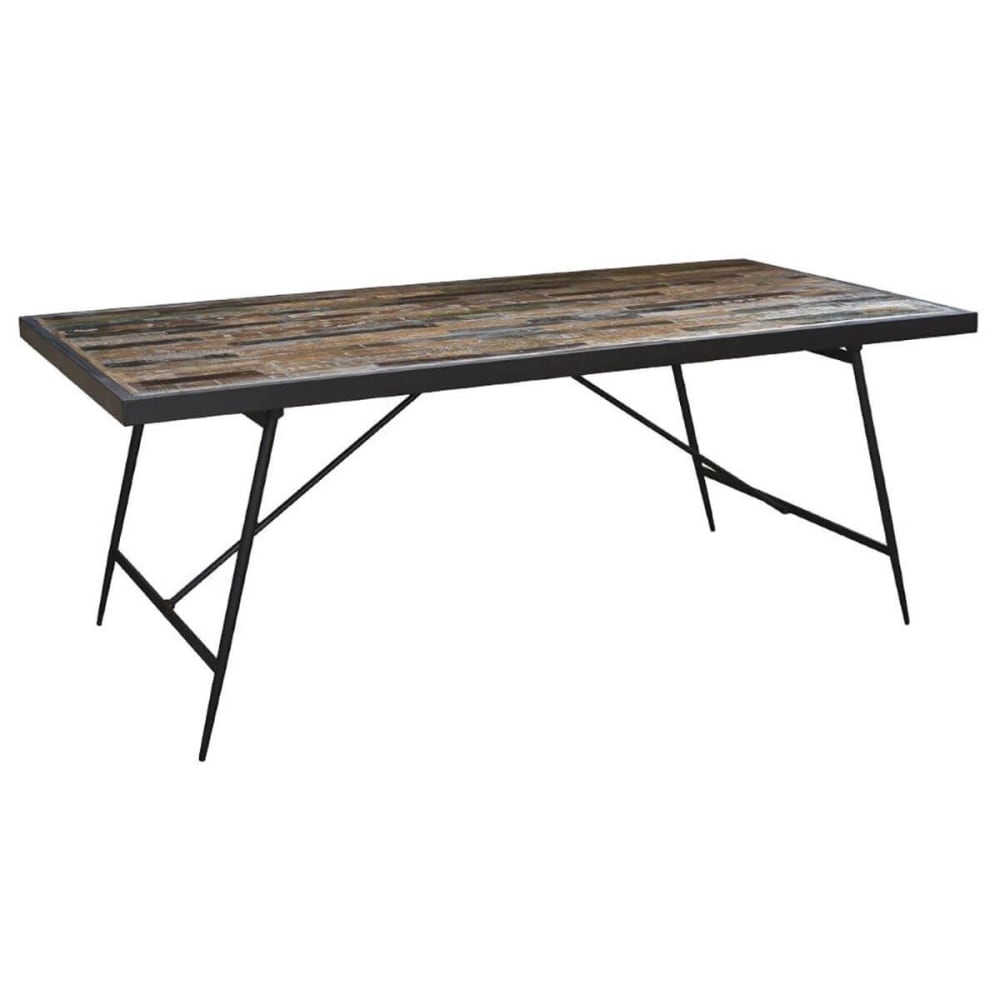 Table de repas 200cm manguier massif recyclé