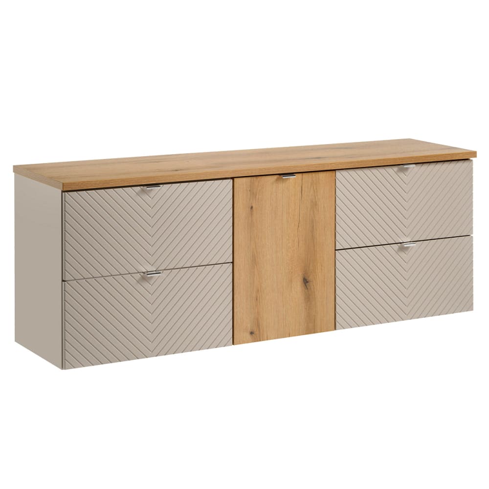 160cm 4 Schubladen Melamin Kaschmir - Maisons Du Monde