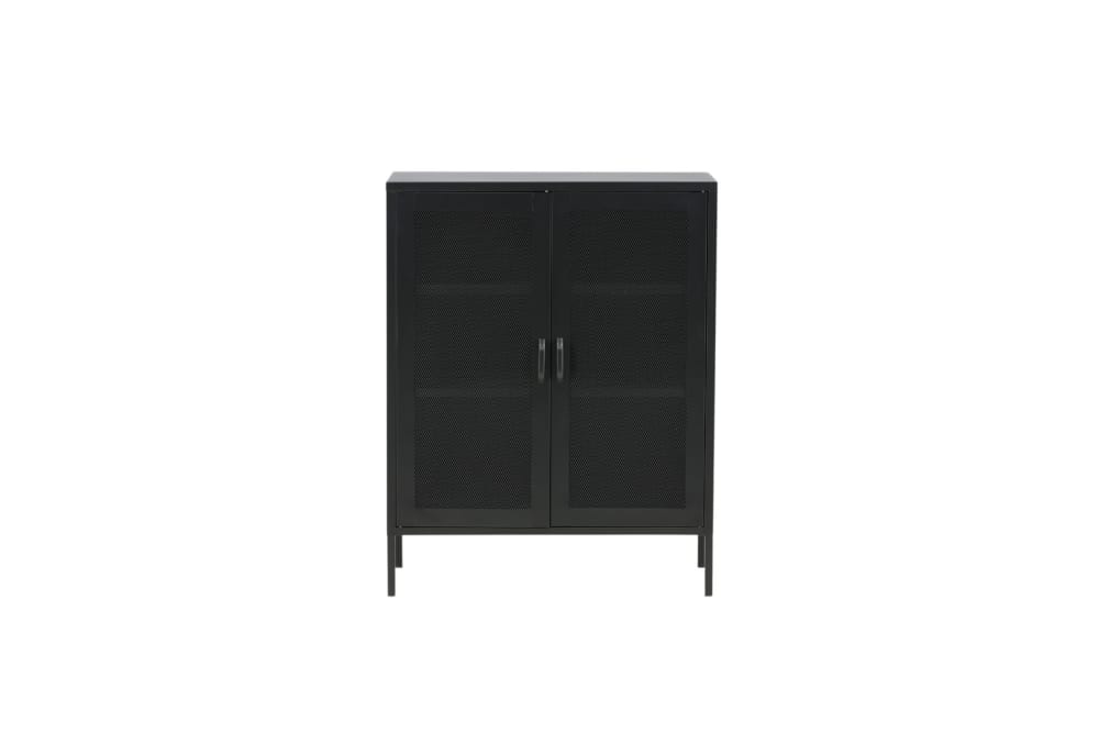 Armoire noire en acier