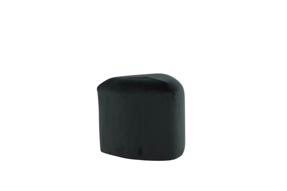 Pouf en velours polyester - couleur