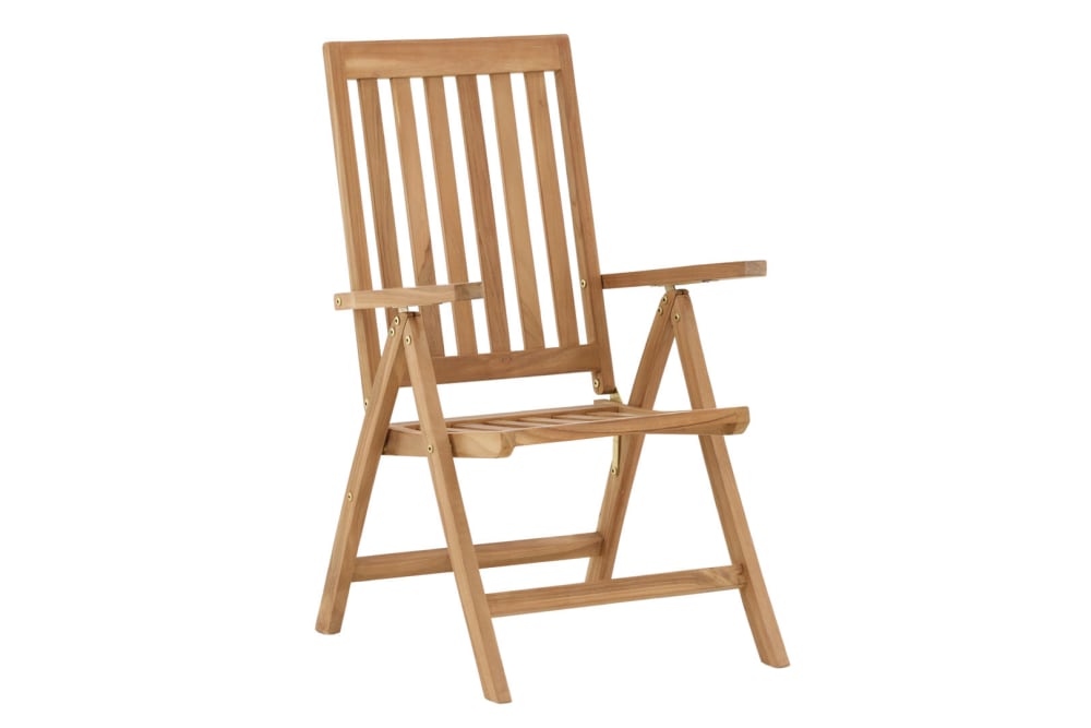 Chaise de position couleur - teck