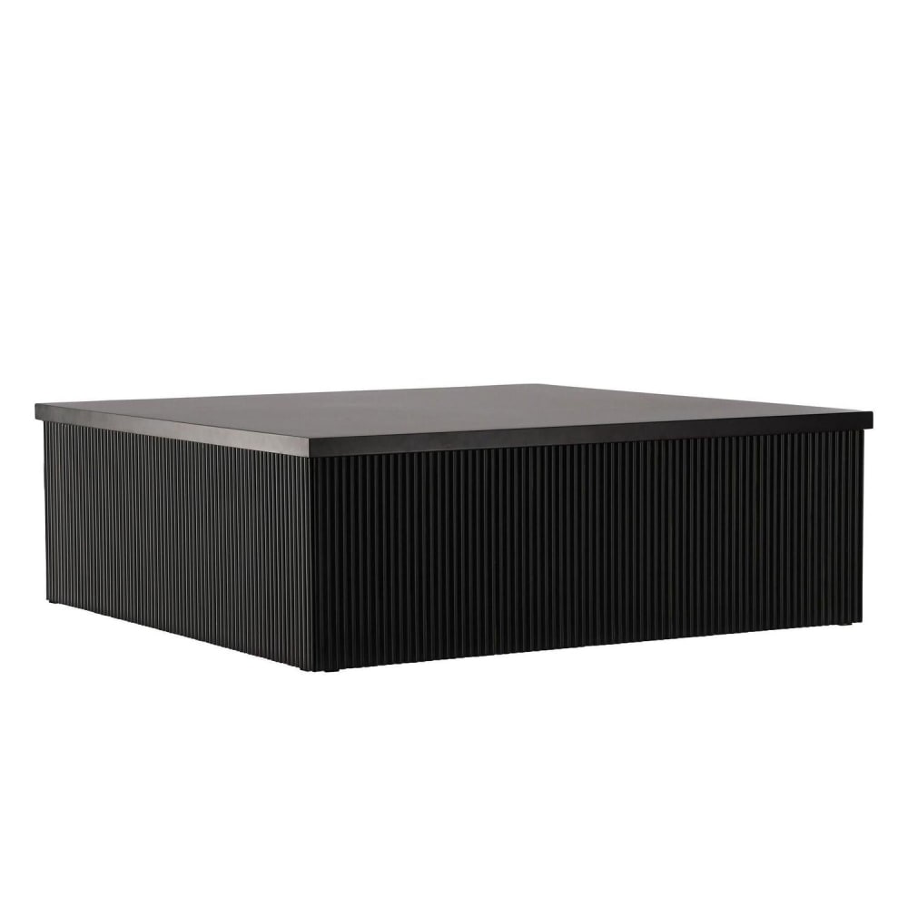 Table basse noire en