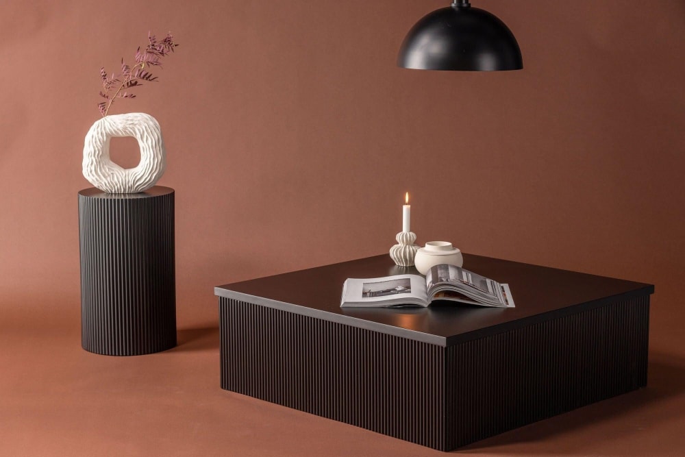 Table basse noire en bois - Maisons du Monde