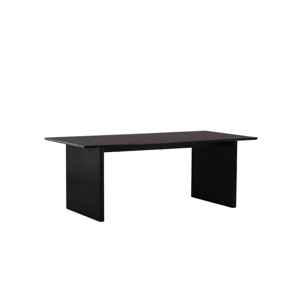 Table de salle à manger - rectangulaire noire