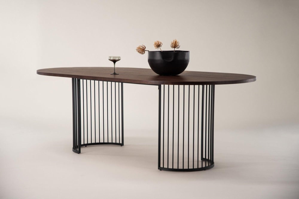 Esstisch Hamneskär 220cm, Walnuss - Maisons Du Monde