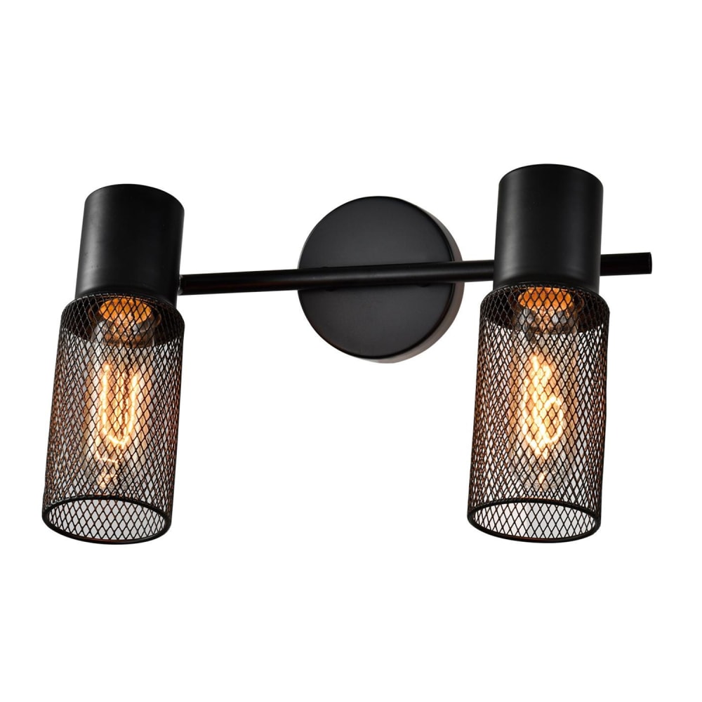 Nettlife Yackle - Deckenleuchte aus Metall, Schwarz, L 30 cm, E27 style modern Schwarz Metall