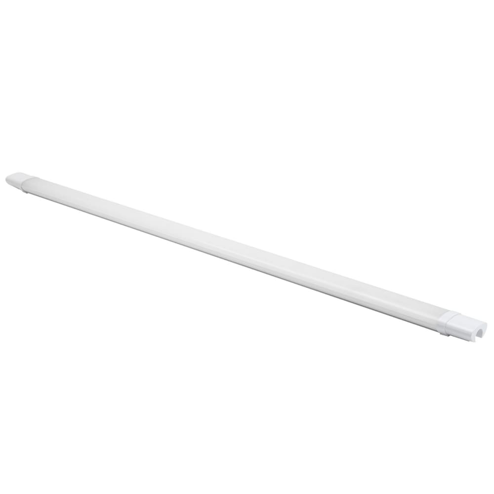 Hamilton - plafonnier led en métal, coloris blanc, l 120 cm