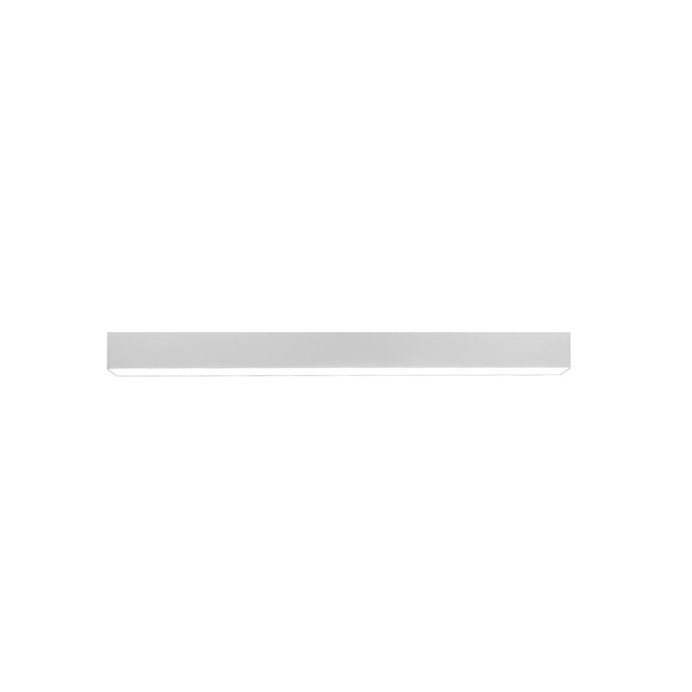 Frankfurt - plafonnier led en métal, coloris blanc, l 80 cm