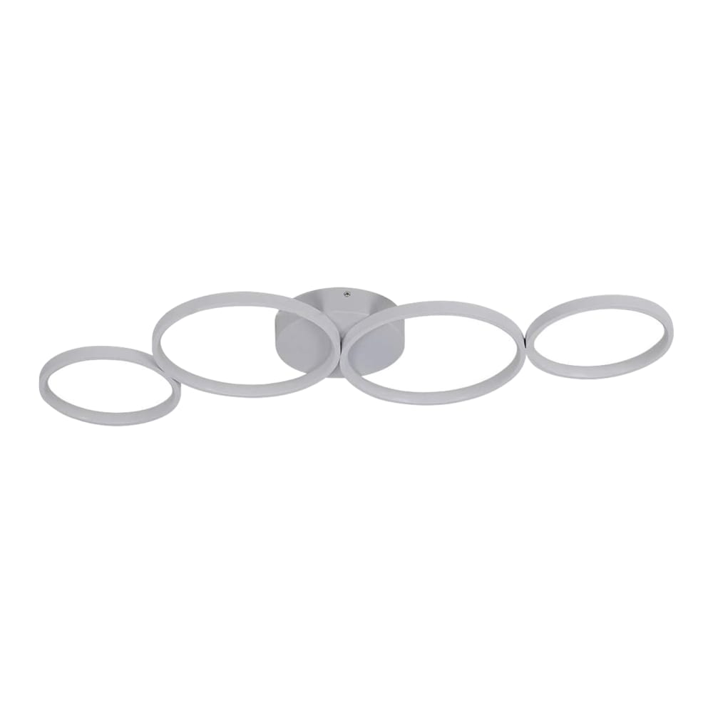 Nettlife Macgregor - LED-Deckenleuchte aus Metall, Weiß, L 88 cm style modern Weiß Metall