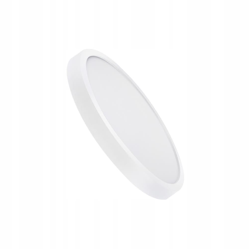 Plafonnier LED, plastique, L:18 cm, blanc