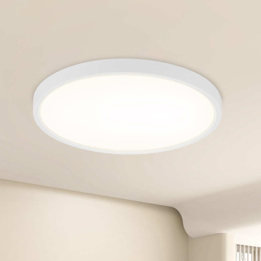 Good - plafonnier led en plastique, coloris blanc, l 18 cm — vue 3