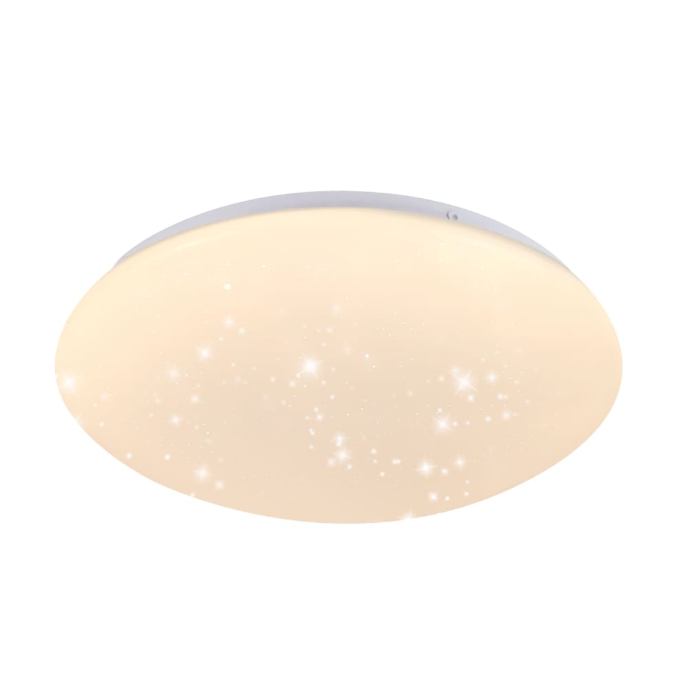 Grant - plafonnier led en plastique, coloris blanc, l 30 cm