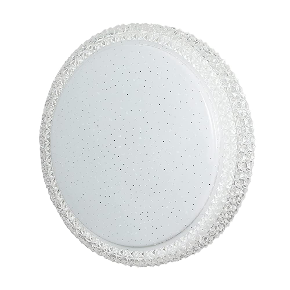 Berlinchen ii - plafonnier led en plastique, coloris blanc, l 30 cm